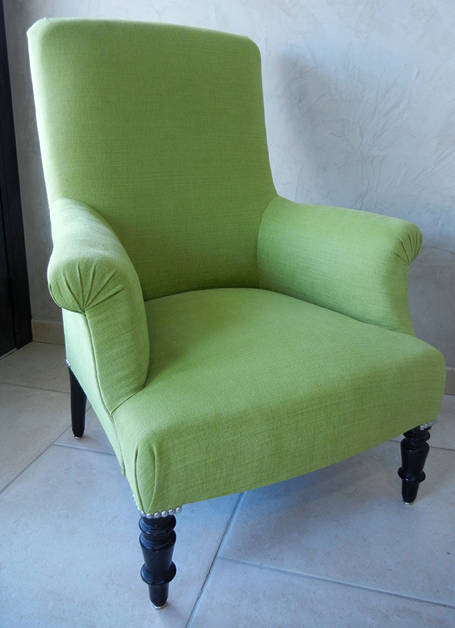 fauteuil-anglais-contemporain-tissu-romo-vert-atelier-secrets-de-siege